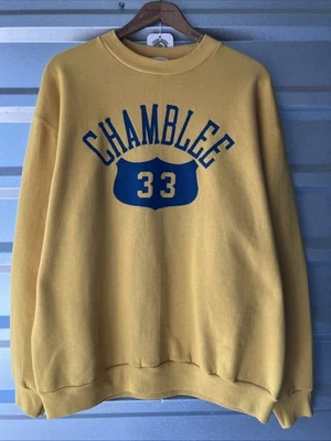 Винтажная спортивная толстовка 80-х Chamblee No33 Russell большая 24x27 сделано в США ретро - Изображение 1 из 4