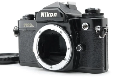 S/N 288XXX [Near MINT w/Cap] Nikon FM3A Black 35mm SLR Film Camera Body JAPAN - Image 1 of 4
