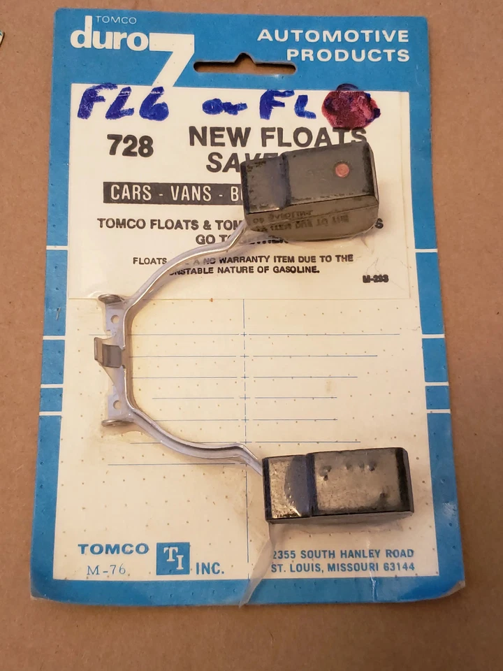 Carburador flutuante Tomco Duro 7 728 EUA - Imagem 1 de 1