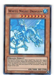 Yugioh WEIßER NACHTDRACHE , lcgx-en205 Ultra Rare englisch Near Mint  - Bild 1 von 2