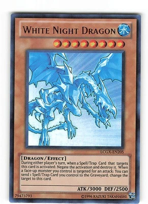 Yugioh WEIßER NACHTDRACHE , lcgx-en205 Ultra Rare englisch Near Mint  - Bild 1 von 2