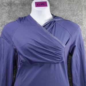 Lululemon Hoodie Womens Medium? Purple Run for your Life Zip Pocket Reflective - Picture 1 of 9