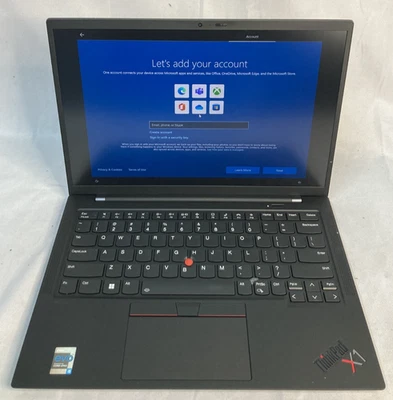 Lenovo ThinkPad X1 Carbon Gen 9 14" i5-1145G7 @2.60Ghz 8GB RAM 256GB SSD - Image 1 of 4