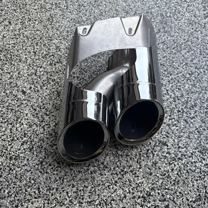 2019 2020 2021-2024 PORSCHE MACAN REAR EXHAUST TAIL TIP LEFT DRIVER SIDE Chrome - Bild 1 von 2