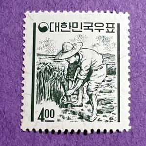 Korea 1963 - postfrisch Scott 391. Wmk 317. Reisbauer. - Bild 1 von 1