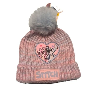 Disney Stitch X Primark Mütze mit Bommel Kleinkind Größe 5-9 Jahre - Bild 1 von 5