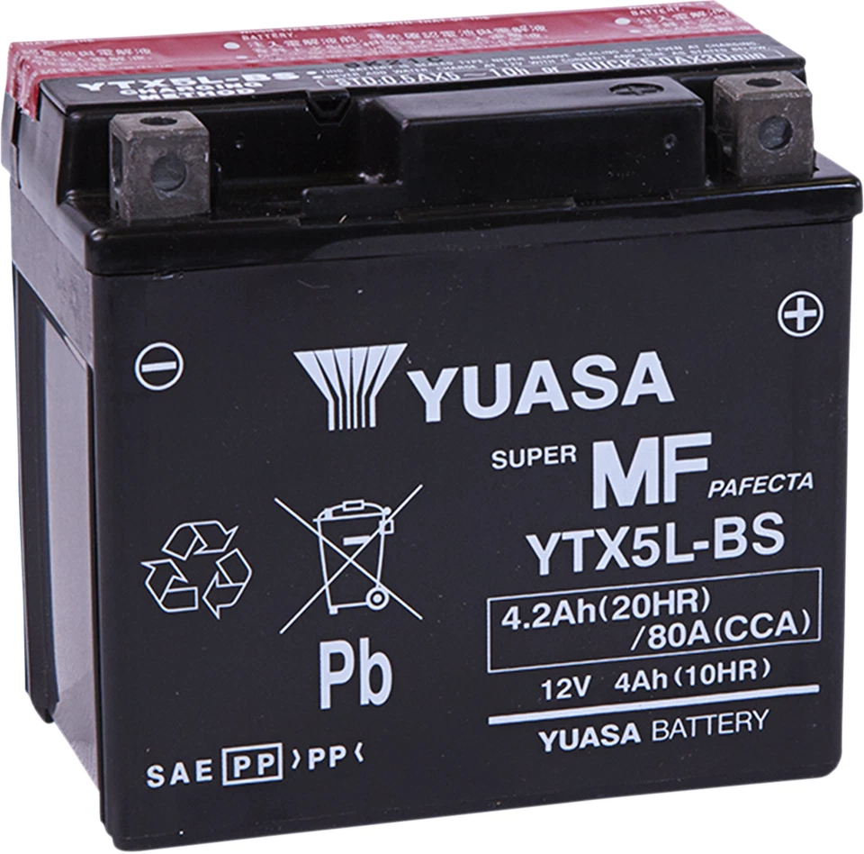 Аккумулятор YUASA - YUAM32X5B - AGM - YTX5L-BS - 0,24 л для KTM 350 EXC-F 250 EXC 530 - Изображение 1 из 1