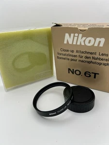 Nikon No. 6T 62mm Close Up Attachment Chromatic Lens Threaded Japan Padded Box - Picture 1 of 4