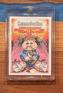 2025 Topps GPK 40th Worst - Adam Bomb 1/1 Sketch Card - Terry Gordon Silver Auto - Picture 1 of 2