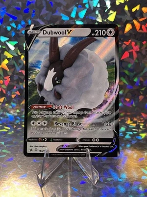 Dubwool V - Pokemon SWSH02 Rebel Clash - 153/192 Ultra Rare - Image 1 of 2