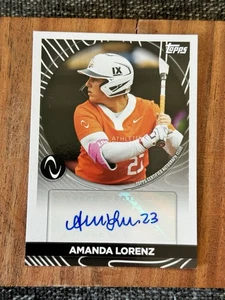 AMANDA LORENZ 2023 TOPPS ATHLETES UNLIMITED AU ATHLETE AUTO CARD #AUA-AL - Picture 1 of 2