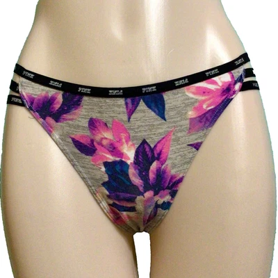 Victoria’s Secret VS String Bikini Panties Strappy Floral Thong Panty Lingerie M - Image 1 of 4