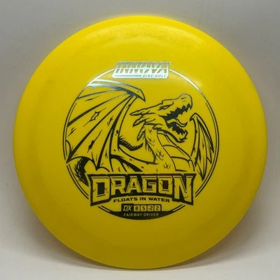 Innova Dragon Disc Golf Fairway Distance Driver (Yellow) 158 grams WATER FLOATER - Image 1 of 4