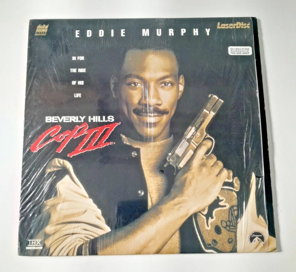 Beverly Hills Cop 3 III LaserDisc Eddie Murphy Judge Reinhold — 第 1/1 张图片