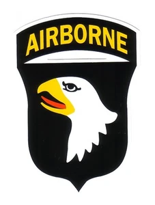 101ST US AIRBORNE DIVISION SELBSTKLEBENDES WAPPEN (Sticker) - Bild 1 von 1