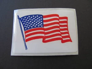 LOTE de 2 pegatinas militares patrióticos de bandera estadounidense # - Imagen 1 de 1