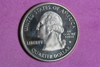 2001 - S PROOF CLAD "KENTUCKY" Statehood Washington Quarter! #K47265 - Image 1 of 2