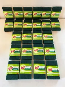 Lot Of 72 Scotch-Brite 3M Heavy Duty Scour Pads Scrubbing Sponges No. 223-10 - Picture 1 of 6