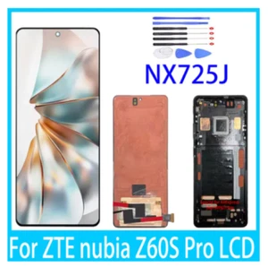 For ZTE nubia Z60S Pro NX725J OLED LCD Display Screen With Frame Touch Panel - Picture 1 of 4