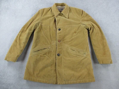 VINTAGE Mcgregor Jacket Mens 42 Long Brown Tan Corduroy USA Made Sherpa Lined - Image 1 of 4