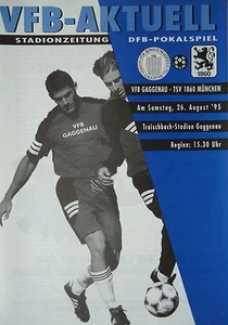Program TROPHY 1995/96 VFB Gaggenau - 1860 München - Picture 1 of 1