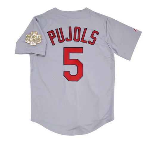 Albert Pujols St. Louis Cardinals 2011 World Series Road Jersey Men's (S-3XL) Cover