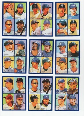 2009 UD Goudey 4-in-1 BLUE & GREEN - PICK YOUR OWN LOT - Image 1 of 2