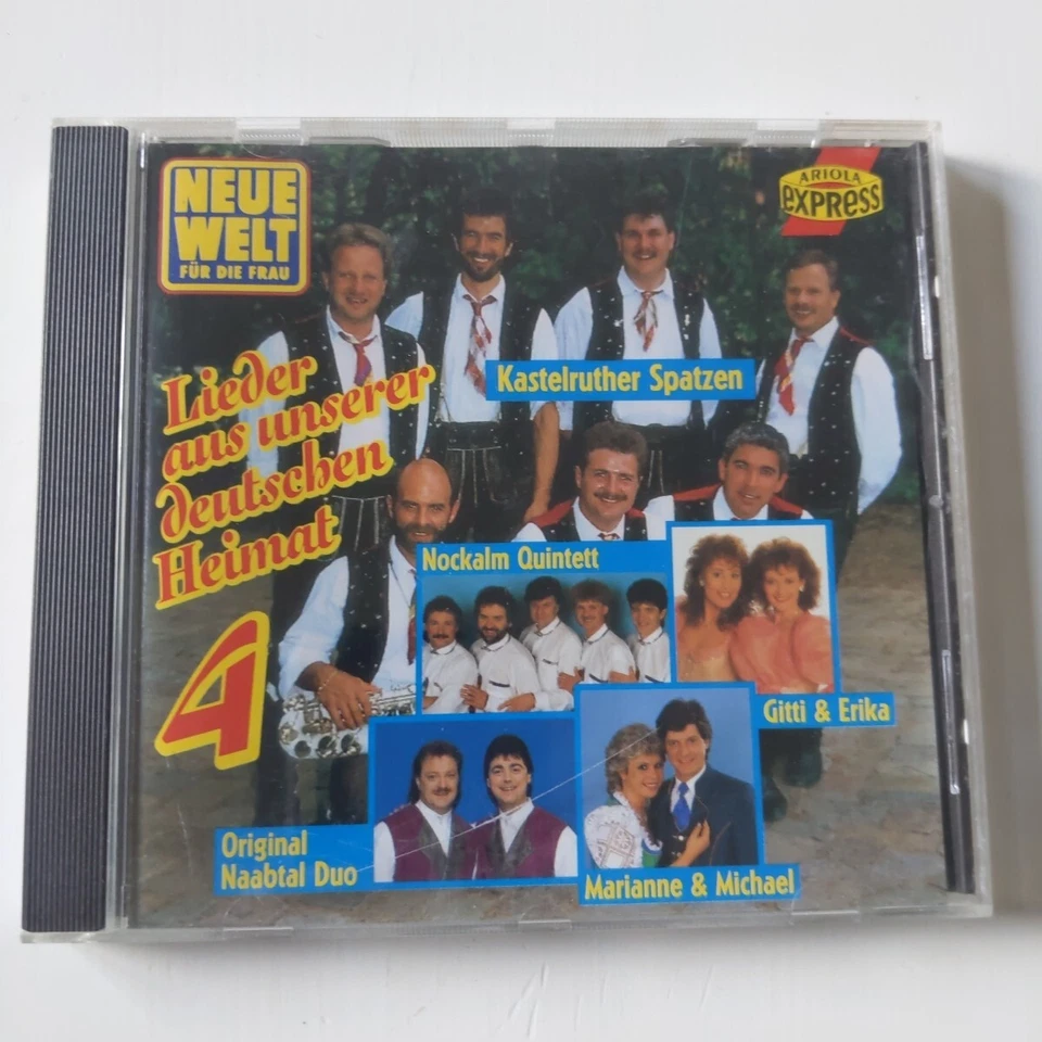 Lieder aus unserer deutschen Heimat 4 CD Compilation Sampler 1994 Schlager Pop - Bild 1 von 1