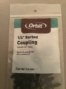 Drip Irrigation Barb Coupling, 1/4-In., 25-Pk.(T1) - Picture 1 of 1
