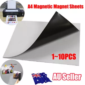 1-10x A4 0.3mm Magnetic Magnet Sheets Thickness Crafts Material ZQ - Picture 1 of 6