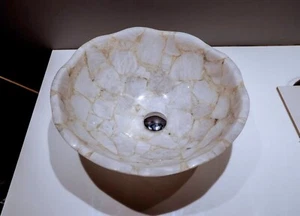 Quartz Counter Top Sink , Quartz Wash Basin , Powder Room Sink , Vessel Sink - Picture 1 of 4