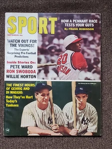 REVISTA DEPORTIVA Septiembre 1965 LOU GEHRIG JOE DIMAGGIO FRANK ROBINSON - Imagen 1 de 8