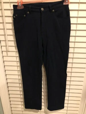 Ralph Lauren lana elástica para mujer talla 6P tiro alto cintura alta azul marino Foto 1 de 4