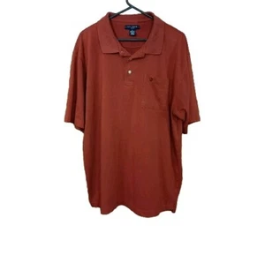 Ivy Crew Mens Golf Polo Orange Short Sleeve X-Large XL Preppy Casual Classic MCM - Picture 1 of 18