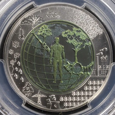 25 Euro 2018 PCGS MS70 Austria Niob Anthropocene Perfect Condition - Image 1 of 4