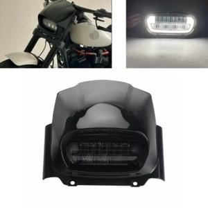 For 2018-2024 Harley Fat Bob FXFBS 114 FXFB LED Headlight Assembly Fairing Kit - Picture 1 of 10