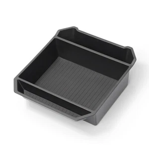 Black Interior Armrest Bottom Storage Box Tray For Tesla Cybertruck 2024 2025 - Picture 1 of 8