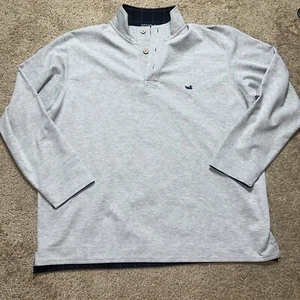 Southern Marsh Sweater Size 2XL XXL Mens Henley Pullover Gray - Picture 1 of 5