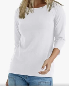 Hanes Women's Shirt Lightweight Size M White - Picture 1 of 2