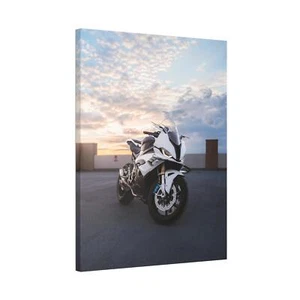 BMW Inspired S1000RR High Resolution Museum Quality Vertical Canvas Print #037 - Bild 1 von 10