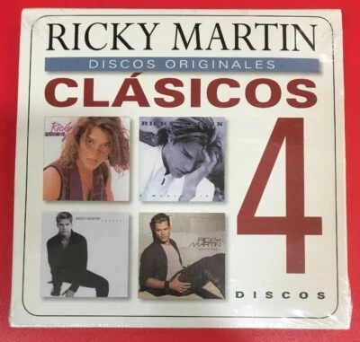 CLASICOS by RICKY MARTIN (4 CDs, 2013 - Sony - USA) BRAND NEW, “FACTORY SEALED” - Image 1 of 4