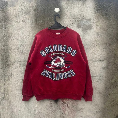 Vintage 90s colorado avalanche NHL Crewneck Sweatshirt Men Women S-5XL KV4898 Cover