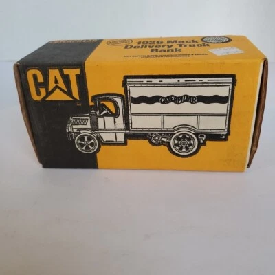 ERTL Caterpillar 1926 MACK camión de reparto banco de bloqueo fundido a presión en original Caja - NUEVA Foto 1 de 4