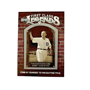 2006 Upper Deck First Class Legends Ty Cobb #FCL-23 HOF - Picture 1 of 2