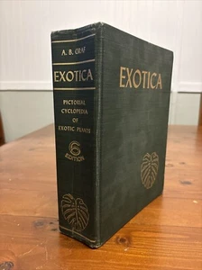 Exotica: Pictorial Cyclopedia of Exotic Plants, 6th Edition (1973 Hardcover) - Foto 1 di 8