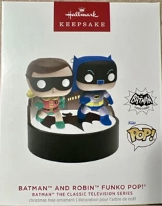 Hallmark 2023 Batman & Robin Funko Pop Keepsake Ornament - Classic 1960s TV Show - Bild 1 von 12