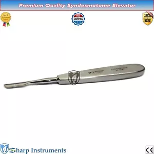 Dental Root Elevator German Stainless, Syndesmotome Chompret #1, - Picture 1 of 3
