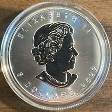 2022 Canadian $5 Silver Maple .9999 Pure 1 oz