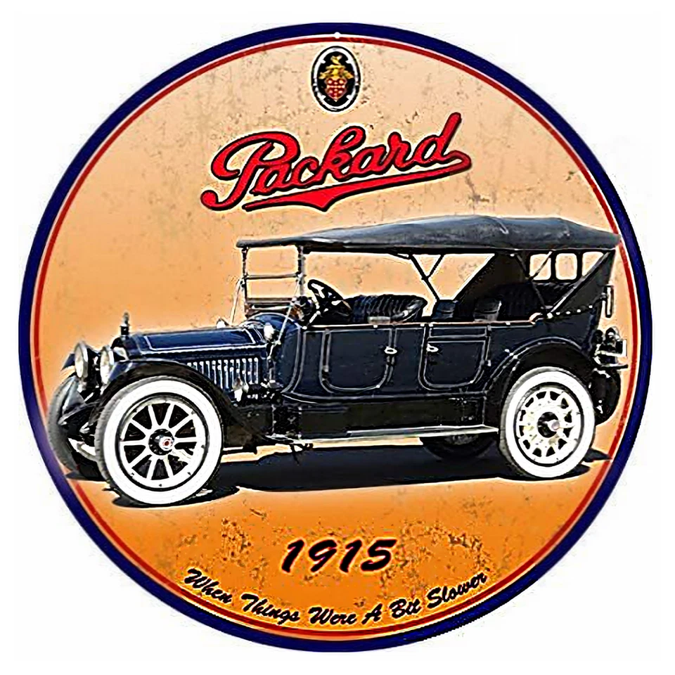 Packard Car Twin Six Sticker Sign Advertising 1915 Vintage Repica In 4 Sizes - Image 1 of 1