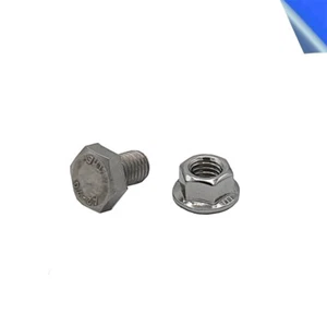 10x Sechskantschrauben mit Sperrzahnmutter M 10 x 20 Solar Alu Dachhaken Montage - Bild 1 von 2